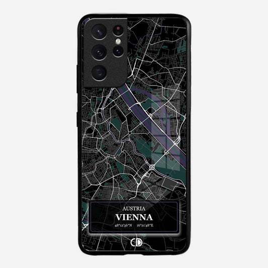 Austria Vienna Map Design Case  - Samsung
