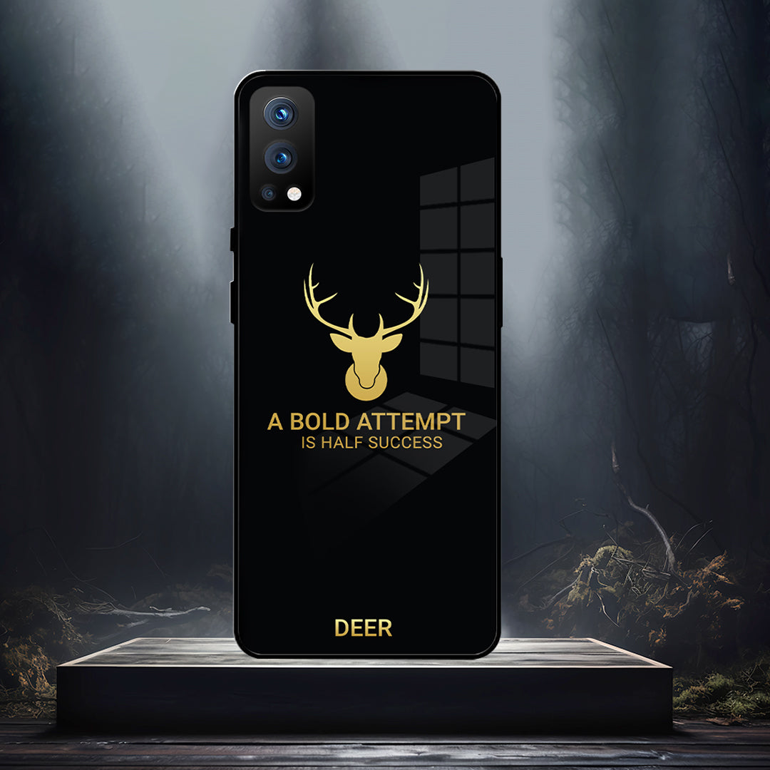 OnePlus - Deer Print Inspirational Quote Case