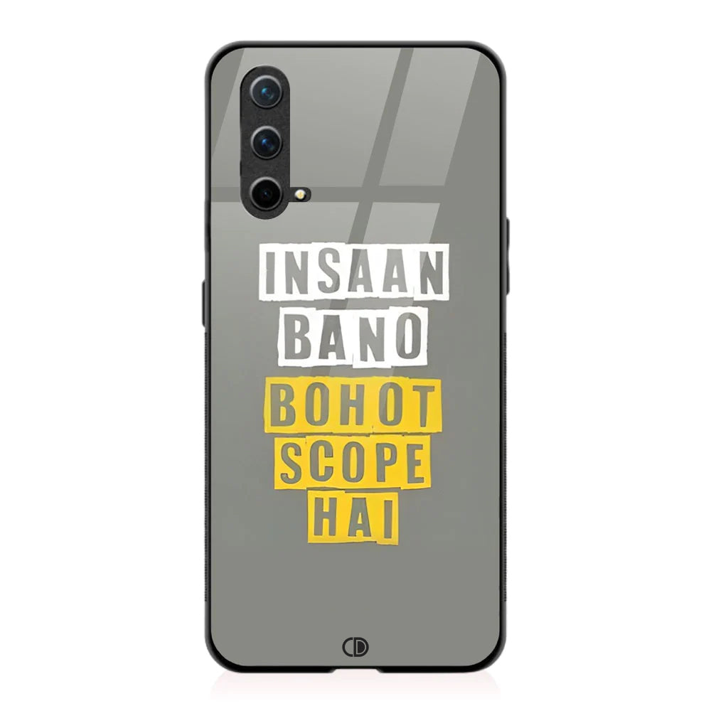 OnePlus Nord CE Bohot Scope Hai Printed Case