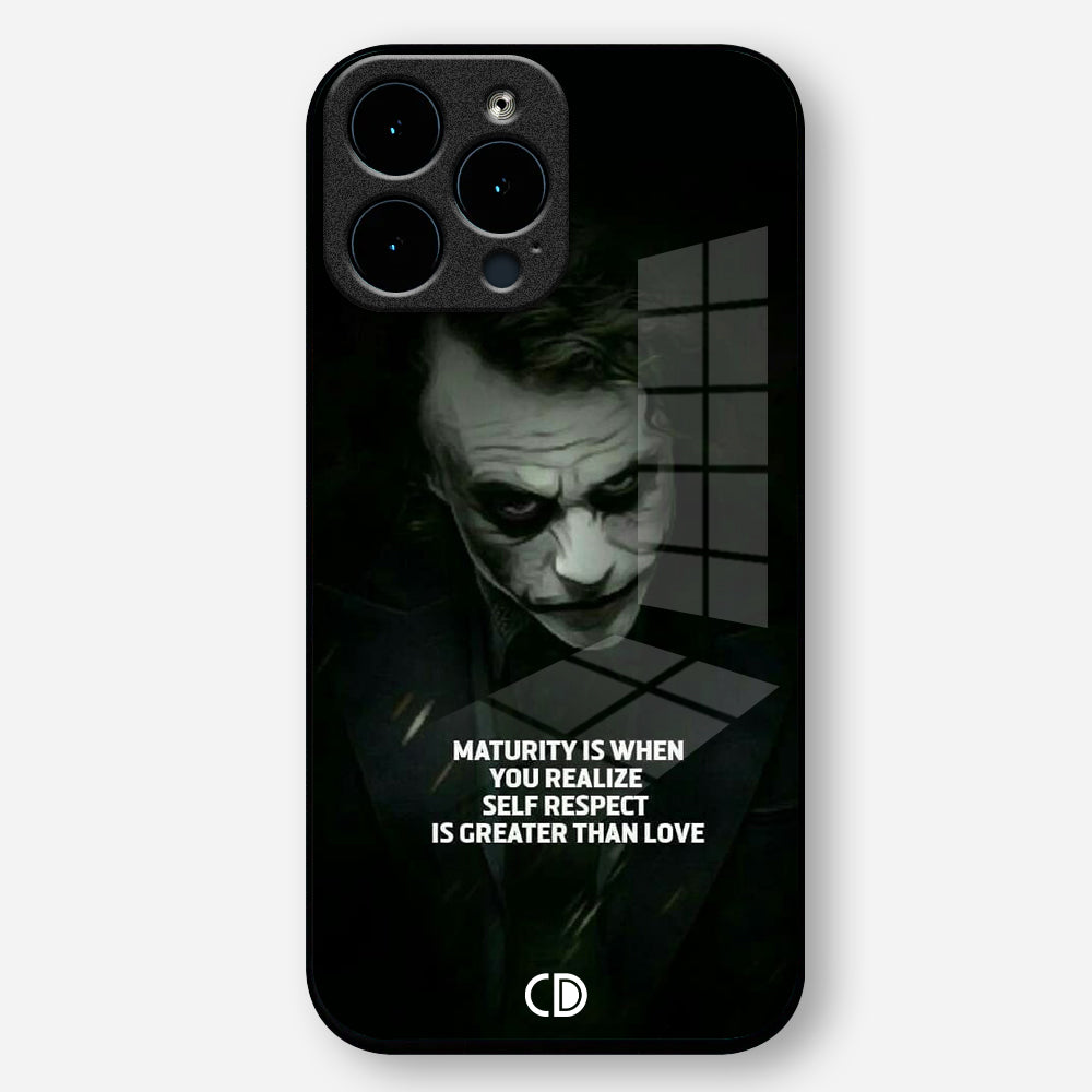 iPhone 13 Pro Max Joker Quote Case