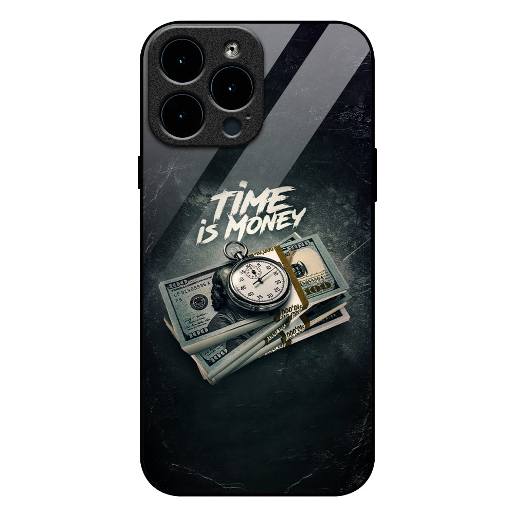 iPhone - Time is Money Print Motivational Case