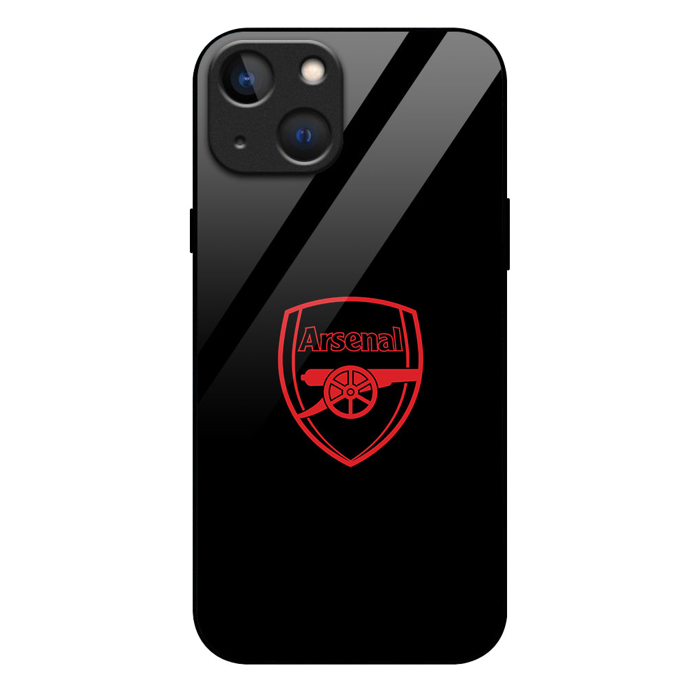 iPhone - Arsenal FC Red & Black Print Logo Case