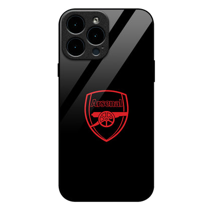 iPhone - Arsenal FC Red & Black Print Logo Case