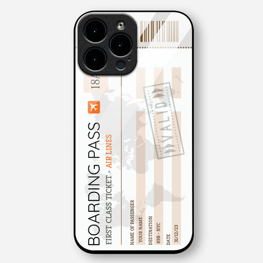 NYC Boarding Pass Design Case - iPhone