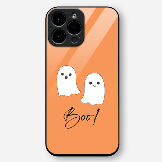 Orange Boo Printed Case - iPhone