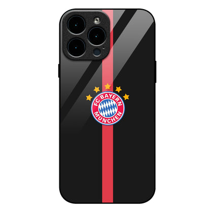 iPhone - FC Bayern Munich Striped Logo Case