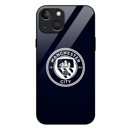 iPhone - Manchester City Black and White Logo Case