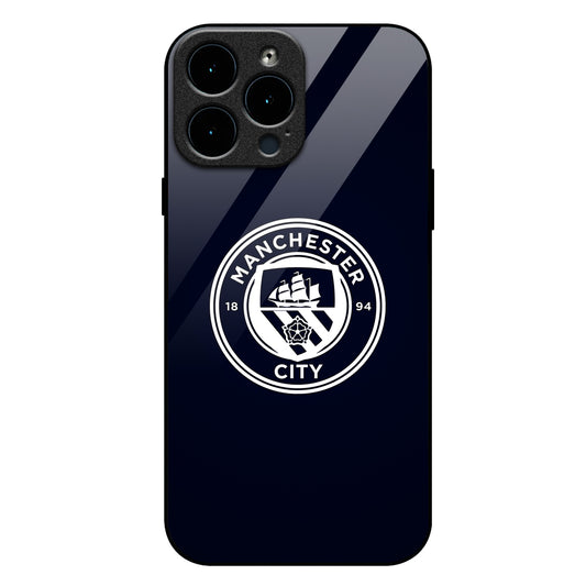 iPhone - Manchester City Black and White Logo Case