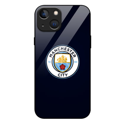 iPhone - Manchester City FC Coloured Logo Print Case