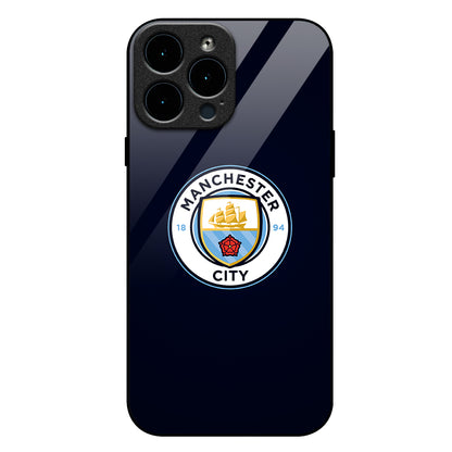 iPhone - Manchester City FC Coloured Logo Print Case