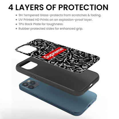 OnePlus 10 Pro Black And Grey Riffle Printed Case